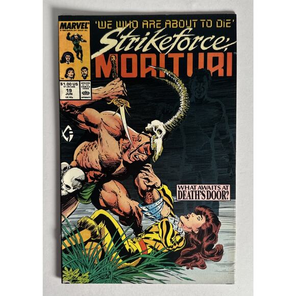 STRIKEFORCE: MORITURI #19 HIGH GRADE MARVEL COMIC BOOK CM78-248 - Picture 1 of 6